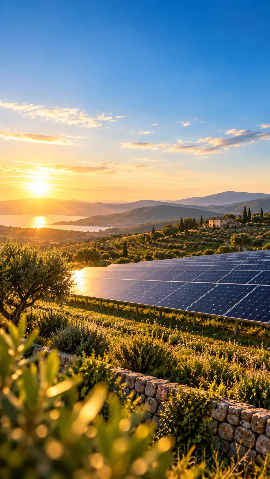 Energia Rural com painéis fotovoltaicos